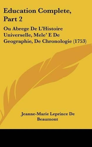 Education Complete, Part 2