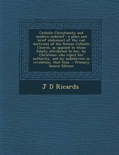 Catholic Christianity and Modern Unbelief