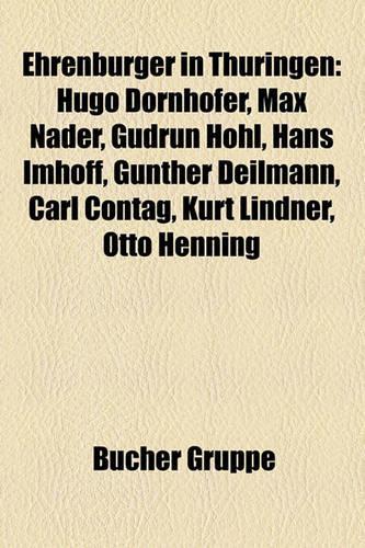 Ehrenburger in Thuringen