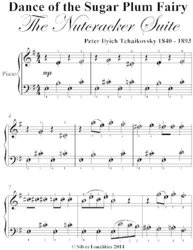 Dance of the Sugar Plum Fairy the Nutcracker Suite In E Minor Easiest Piano Sheet Music