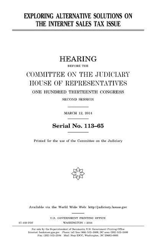 Exploring alternative solutions on the Internet sales tax issue