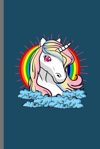 Unicorn Rainbow: Cute Unicorn Design Perfect for Students, Kids & Teens for Journal, Doodling, Sketching and Notes Gift (6"x9") Dot Grid Notebook to write in