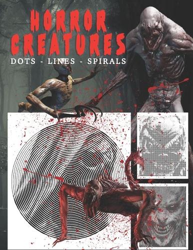 Horror Creatures Dots Lines Spirals