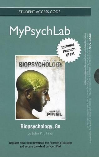 NEW MyLab Psychology  with Pearson eText -- Standalone Access Card -- for Biopsychology: Includes Pearson eText(English)