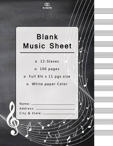 Blank Music Sheet