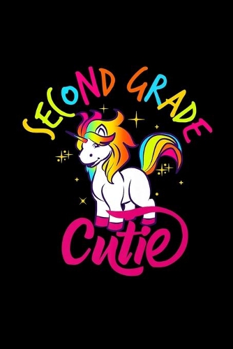 second grade cutie: gift for first day of school second grade cutie premium Journal/ Notebook Blank Lined Ruled 6x9 120 Pages