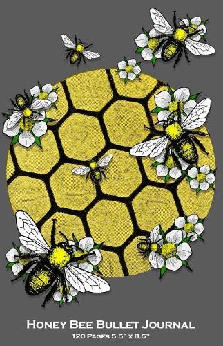 Honey Bee Bullet Journal 120 Pages 5.5 X 8.5