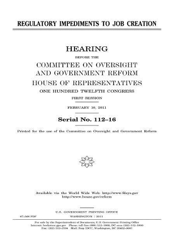 Regulatory Impediments to Job Creation