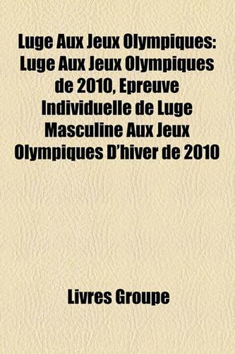 Luge Aux Jeux Olympiques