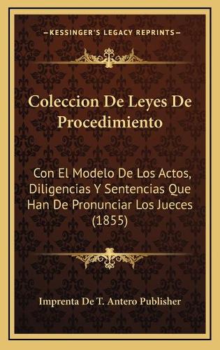 Coleccion De Leyes De Procedimiento