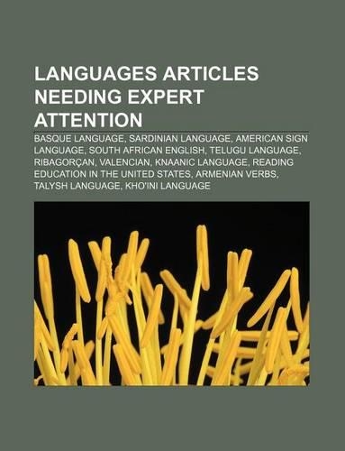Languages Articles Needing Expert Attention