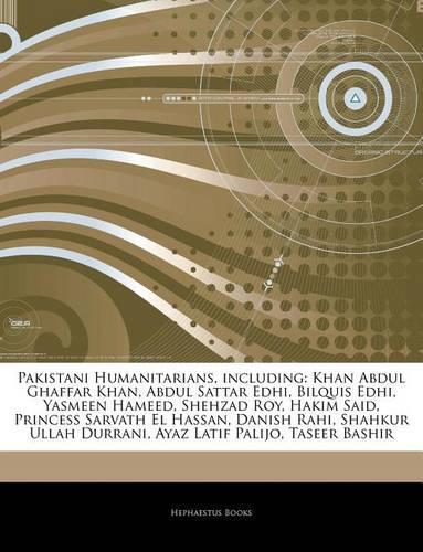 Articles on Pakistani Humanitarians, Including
