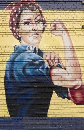 Bullet Journal Rosie the Riveter: 162 Numbered Pages with 150 Graph Style Grid Pages, 6 Index Pages and 2 Key Pages in Easy to Carry 5.5 X 8.5 Size.