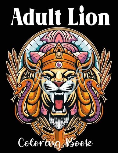 Adult Lion Coloring Book