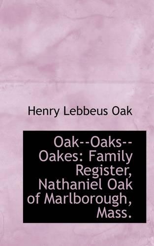 Oak--Oaks--Oakes