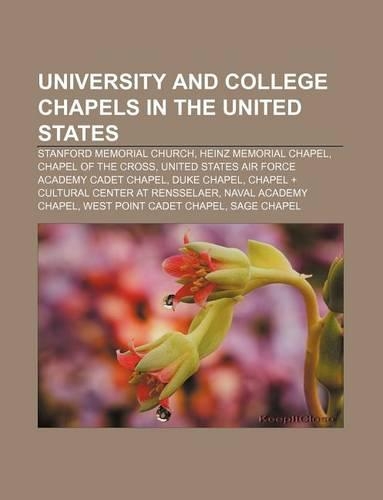 University and College Chapels in the United States