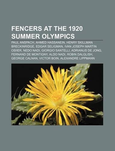 Fencers at the 1920 Summer Olympics