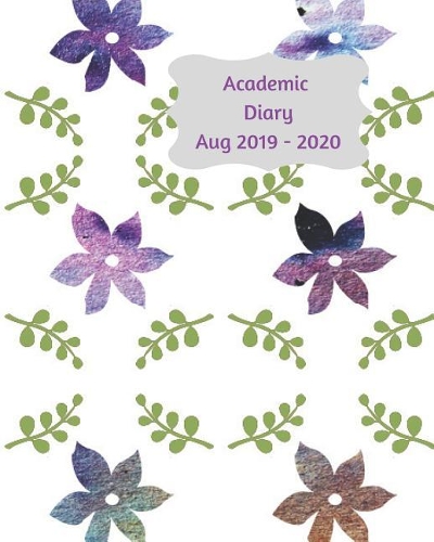 Academic Diary Aug 2019-2020: 8x10 day to a page academic year diary, hourly appointments and space for notes on each page. Perfect for teachers, students and small business owne