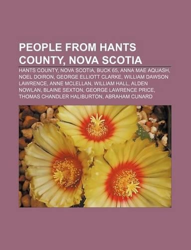 People from Hants County, Nova Scotia