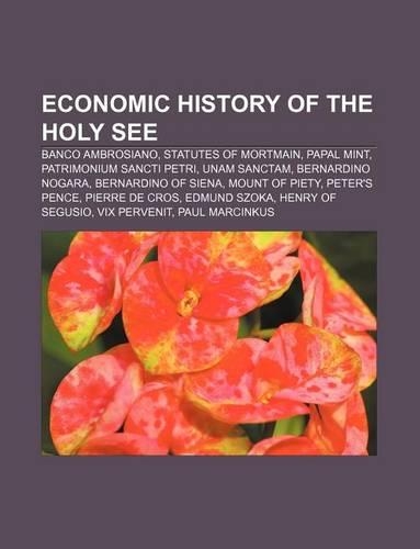 Economic History of the Holy See