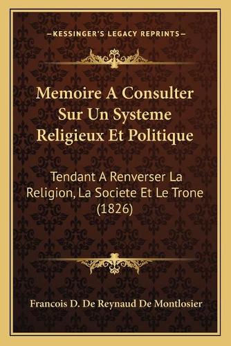 Memoire A Consulter Sur Un Systeme Religieux Et Politique