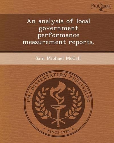 An Analysis of Local Government Performance Measurement Reports