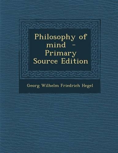 Philosophy of Mind