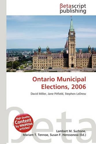 Ontario Municipal Elections, 2006