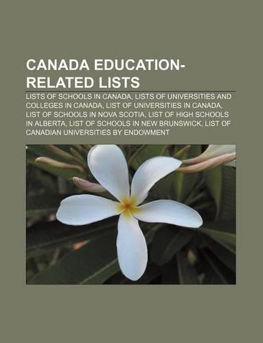 Canada Education-Related Lists