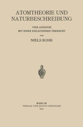 Atomtheorie und Naturbeschreibung