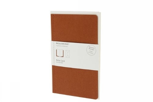 Moleskine Note Card With Envelope - Pocket Terracotta Red: (Moleskine Messages)