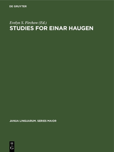 Studies for Einar Haugen