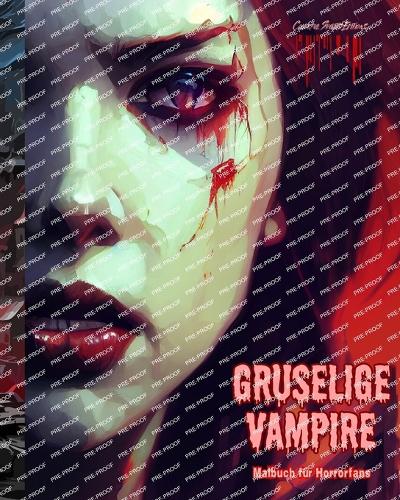 Gruselige Vampire Malbuch für Horrorfans Kreative Vampirszenen für Jugendliche und Erwachsene