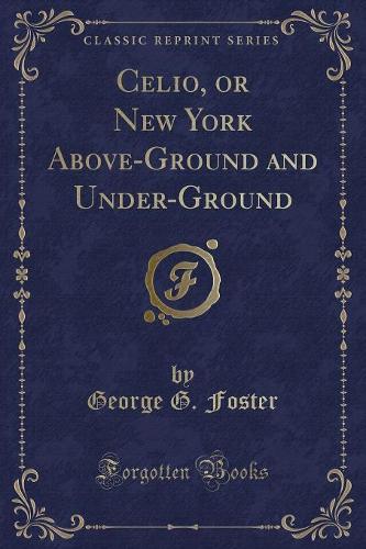 Celio, or New York Above-Ground and Under-Ground (Classic Reprint): (English)