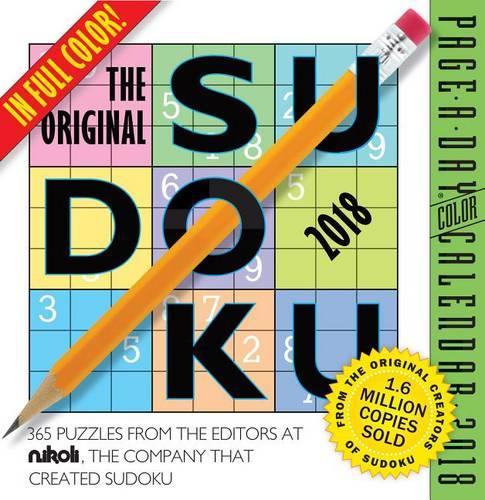 The Original Sudoku Page-A-Day Calendar 2018