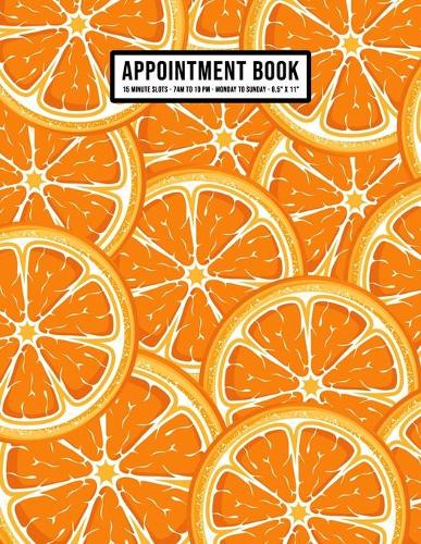 Orange Appointment Book