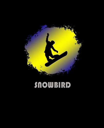 Snowbird: Utah Composition Notebook & Notepad Journal For Snowboarders. 7.5 x 9.25 Inch Lined College Ruled Note Book With Soft Matte Cover For Snowboard Love