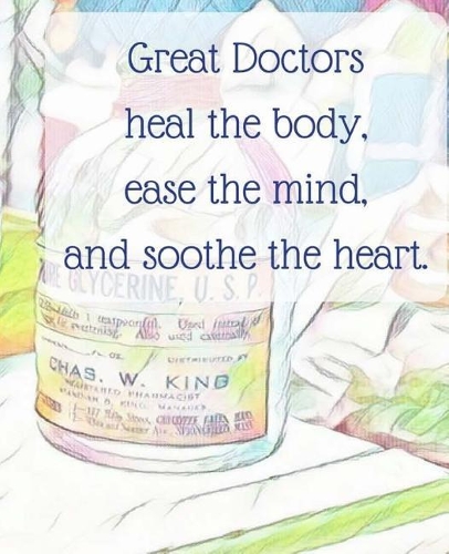 Great Doctors Heal The Body Ease The Mind, And Soothe The Heart Journal