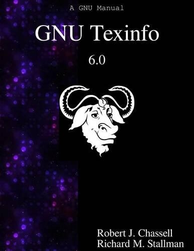 GNU Texinfo 6.0: The GNU Documentation Format(English)