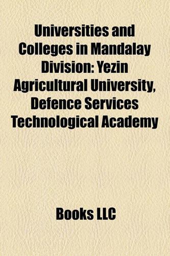 Universities and Colleges in Mandalay Division