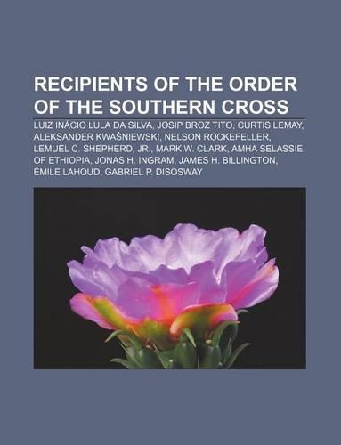 Recipients of the Order of the Southern Cross