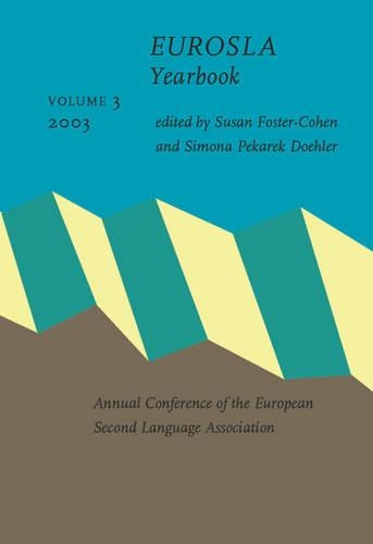 EUROSLA Yearbook: Volume 3 (2003)(3 EUROSLA Yearbook)