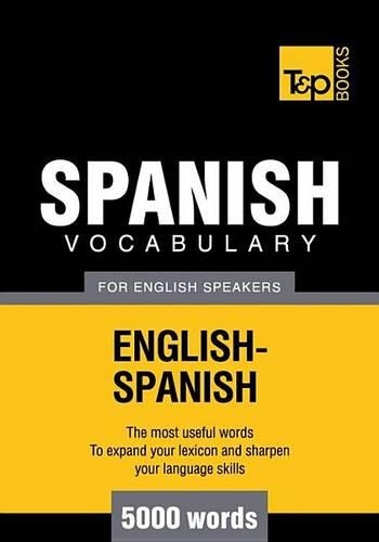 T&p English-Spanish Vocabulary 5000 Words