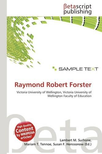 Raymond Robert Forster: (English)