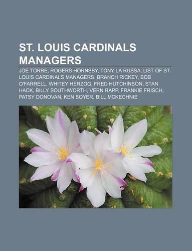 St. Louis Cardinals Managers