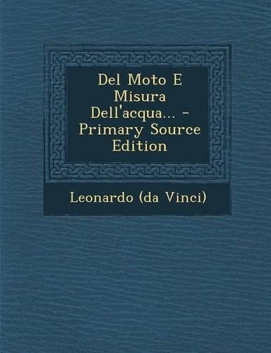 del Moto E Misura Dell'acqua...
