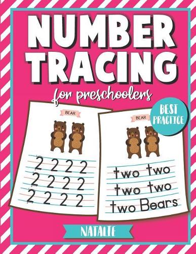Number Tracing for Preschoolers: Number Writing Practice Easy to Learn and Follow with Letters Tracing