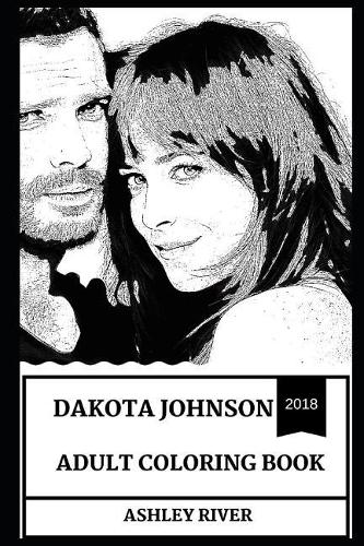 Dakota Johnson Adult Coloring Book