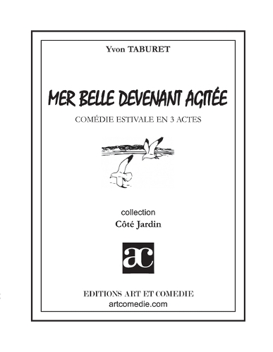 Mer belle devenant agitée