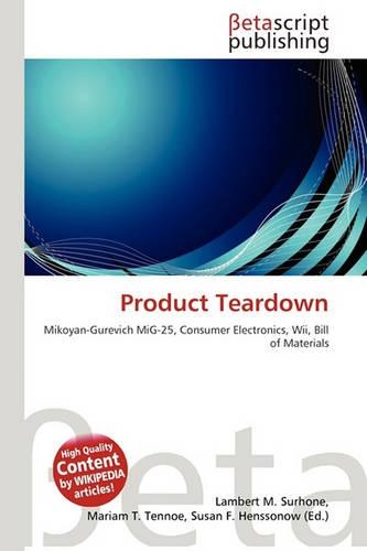 Product Teardown: (English)